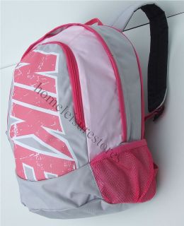 Nike Graphic Womens Girls Ladies Backpack Rucksack School Bag   Pink 