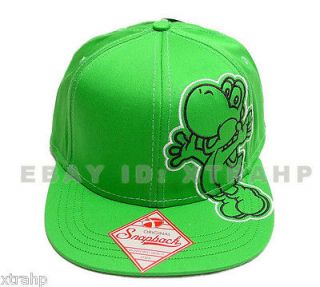 Nintendo Super Mario YOSHI embroidered Hat Snap Back Cap Licensed 