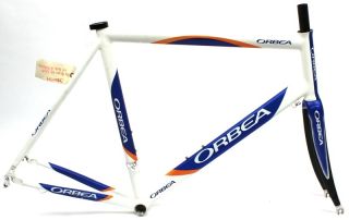2006 ORBEA ARIN 60cm Road Bike Frameset Aluminum W/Carbon Fork USED 