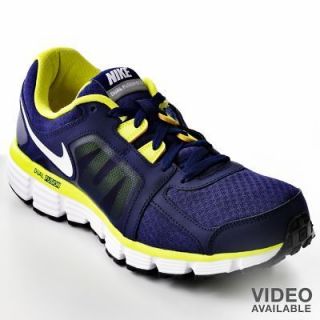 Nike Dual Fusion ST 2 Mens Running Shoe size 12 BLUE ELECTROLIME