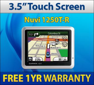 Garmin Nuvi 1250T 3.5 GPS w/ FREE Lifetime FM Traffic + MSN 