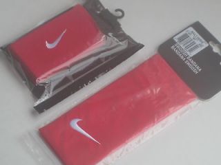 Nike Open 12 Roger Federer Premier Red Bandanna / Wristband Swoosh Set