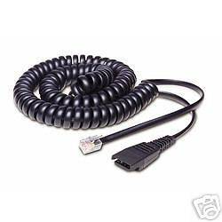 GN 8800 01 coiled cable with QD for Nortel and MPA II
