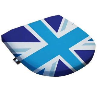   UNION JACK DESIGN FOAM SUPPORT SEAT PAD OFFICE CHAIR PAD 20 X 18