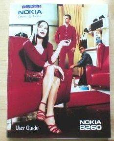 Nokia 8260 Mobile Cell Phone Original Printed Users Guide Manual