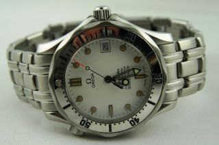 Omega Seamaster Mid Size White Dial Bond Automatic SMP Steel