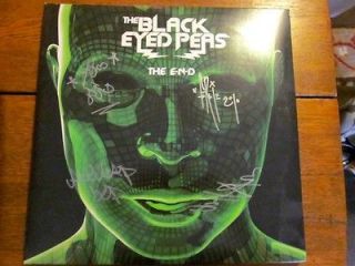 SIGNED Black Eyed Peas E.N.D. Energy Never Dies LP 12 VINYL RECORD