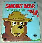 1971 SMOKEY BEAR SAVES THE FOREST   CHILDREN BOOK   WHITMAN BOOK