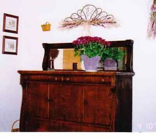   Antique Oak Buffet / sideboard, mirror  pick up only Colorado Springs