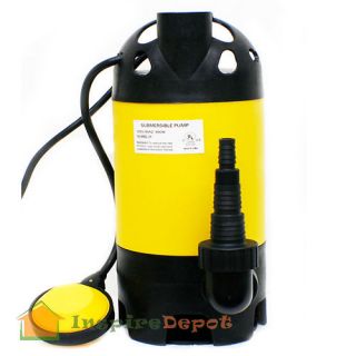 900W 1 HP Submersible DIRTY WATER DRAIN PUMP Auto stop