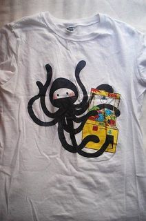 Octopus Zumiez T Shirt Top Cute Threadless Graphic Tee Women Sz M