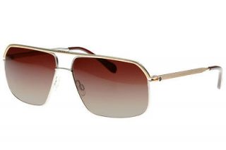 Oliver Peoples Sunglasses Connolly Brushed Gold/Silver Aviator Brown 