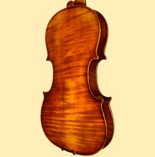 FINEST TONE AND QUALITY Old Antique Italian Style Violin 4/4 1PC BACK 