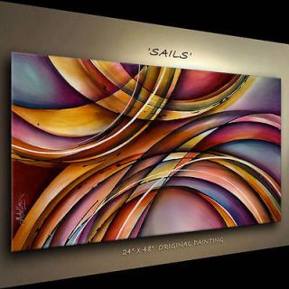 ABSTRACT PAINTING MODERN ART Contemporary DECOR Michael Lang 