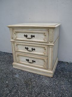 FRENCH PAINTED END TABLE / SIDE TABLE BY DAVIS CABINET #2806
