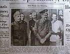 1945 WW II newspaper ADOLPH HITLER & MUSSOLINI DEAD Nazi Germany 