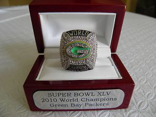 Newly listed 2010 Green Bay Packers Super Bowl Ring!! Double ring box 