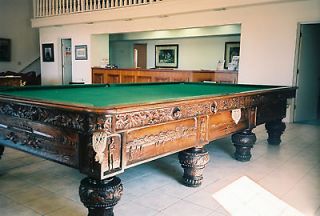  SAMUEL MAYS antique billiards table THE TABLE  [ pool table