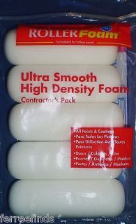 Lot of 24 packs 4 Foam Paint Roller Cover Hi Density Quali Tech 