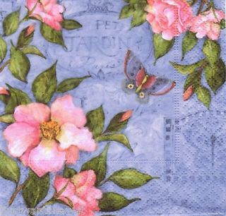 20 PAPER NAPKINS COLLECTION #30508 Beverage Size for Crafts Decoupage 