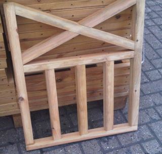 low decking fence panel packs of 5