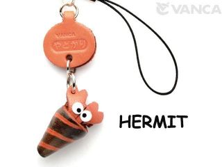 Hermit Crab Leather Fish/Animal Mobile Phone Charm *VANCA* Made in 