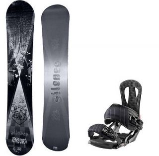 Silence DISCORD Mens Snowboard+Head Bindings NEW 156 160