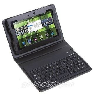   Keyboard Folding Folio Leather Case For Blackberry Playbook Tab 7