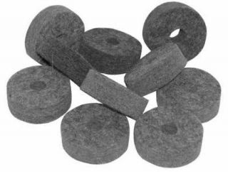 pack of Grey Cymbal Felt Washers, soft and thick
