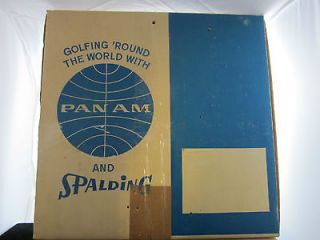 Vintage Unused Pan Am Spalding Golf Bag With Original Box   NIB