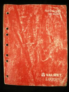 Valmet Logging 666 Skidder Parts Manual Catalog List Ranger Forest 