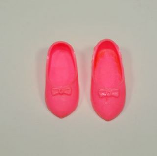 Vintage Ideal Pepper PENNY BRITE HOT PINK BOW Shoes NICE Condition