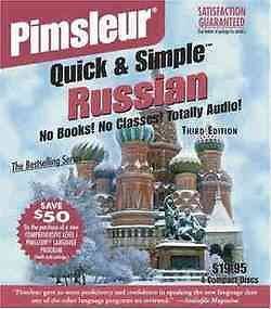 New 4 CD Pimsleur Learn to Speak Russian Language