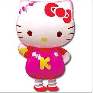 My Own Pet Hello Kitty Walking Animal Mylar Foil Balloons With Leash 