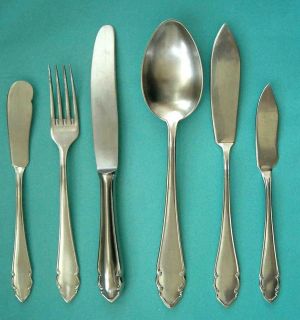 GERMAN Stainless Flatware 31 Pieces Rostfrei Roneusil 18/8