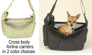 Cross Body Airline carry on small Pet Carrier puppy Dog cat Tote Bag 