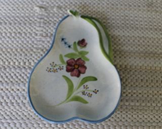 Los Angeles Potteries Pear Shaped Spoon Rest Dish