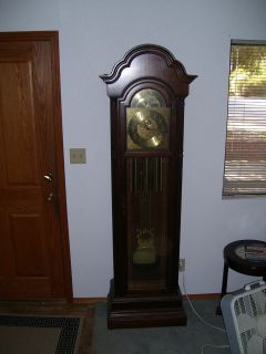 GORGEOUS HOWARD MILLER MOON PHASE GRANDFATHER CLOCK MODEL