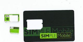 Simple Mobile prepaid gsm micro sim card Unlimited
