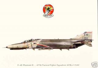F4EPHANTOM11 457TH TACTICAL FIGHTER SQUADRON AFRes USAF