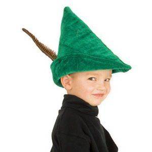 green peter pan hat st patricks day childs play halloween accessory 
