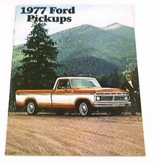 1977 77 FORD Pickup TRUCK BROCHURE Flareside Styleside F100 F150 F250 