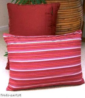 Three Sofa Throw Pillows Pier 1 Imports Color Sand light sheen fabric 