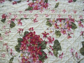   Shabby Cottage Chic 100% Cotton Quilted Floral Placemats Set of 2