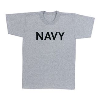 US Navy USN Logo Pt Physical Training T Shirt 