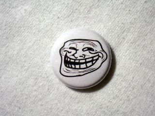 Troll Face 1 Pin Button Badge Trollface Meme