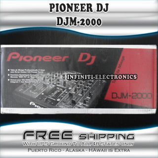 NEW PIONEER DJM 2000 4 CHANNEL 19 PRO DJ MIXER DJM2000 First Multi 