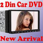 2DIN Car Stereo DVD Player 7 Inch Touch Screen AM/FM USB/SD  Steer 