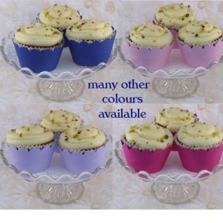 20 Cupcake wrappers   many colours available