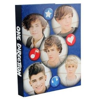 NEW ONE DIRECTION 2 CRUSH A4 RINGBINDER FOLDER STATIONERY GIFT